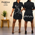 Vestido Camisero de Mujer con Diseño Estampado