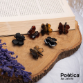 Set de pinzas florales mini para el cabello