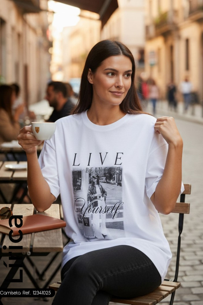 CAMISETA DAMA LIRICA
