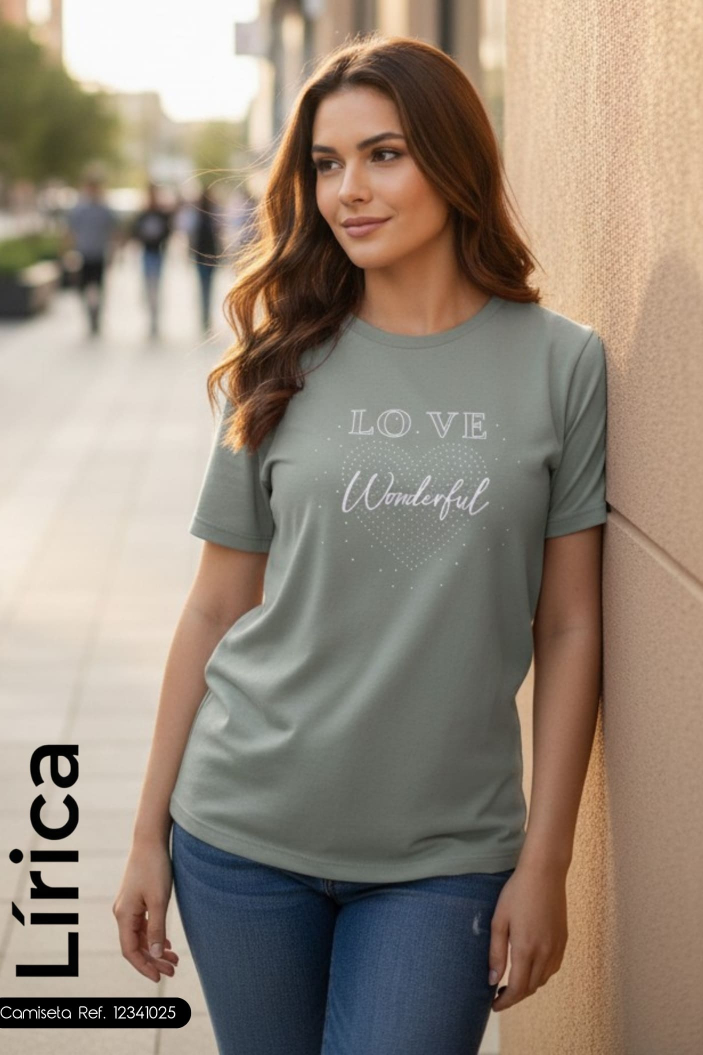 CAMISETA DAMA LIRICA