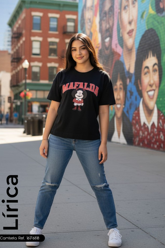 CAMISETA DAMA LIRICA