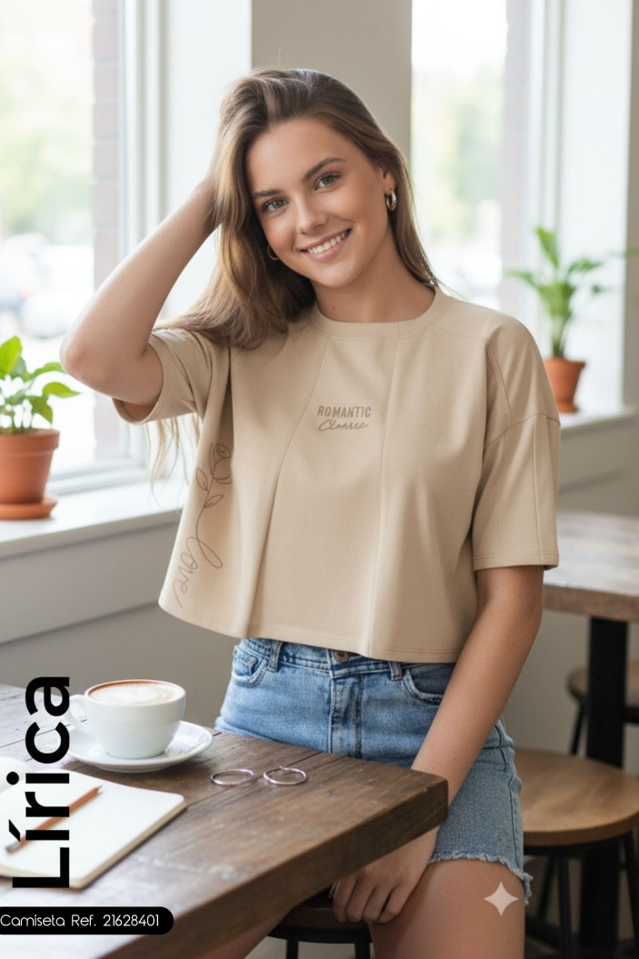 CAMISETA DAMA LIRICA