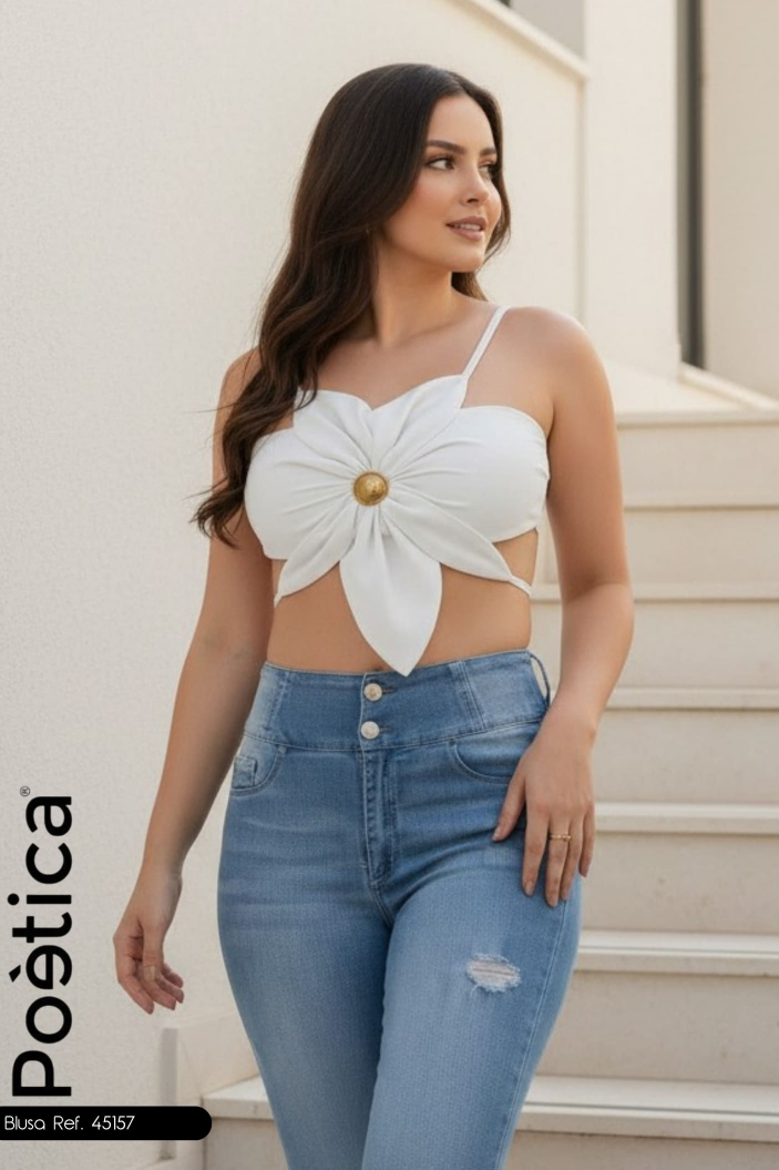 CROP TOP DAMA POETICA