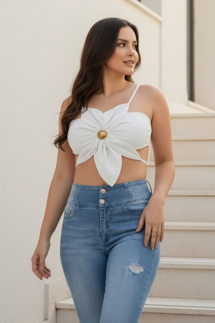 CROP TOP DAMA POETICA