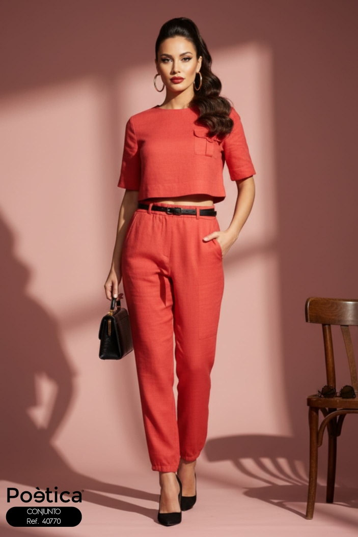 Conjunto de Mujer en Tela Macarena 