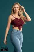 CROP TOP DAMA POETICA