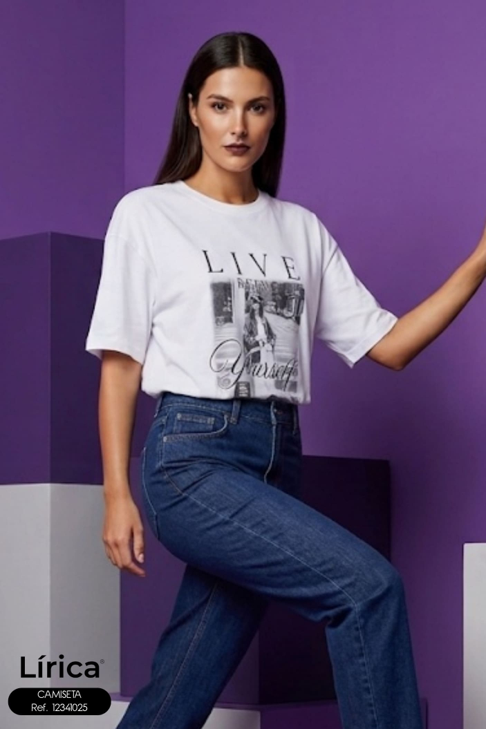 CAMISETA DAMA LIRICA
