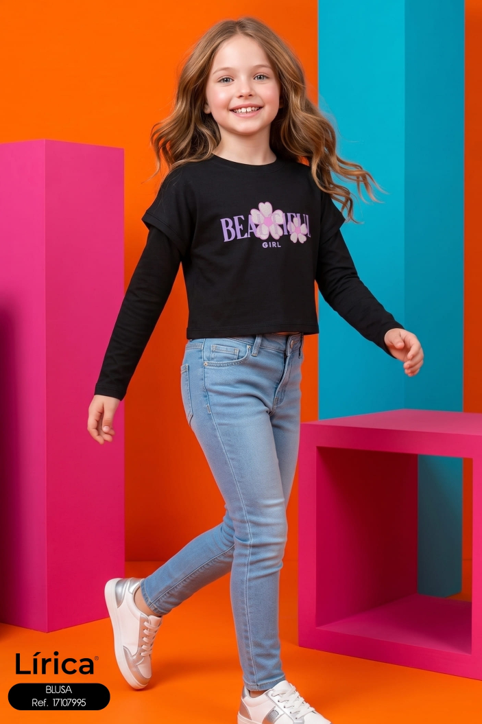 BLUSA NIÑA LIRICA