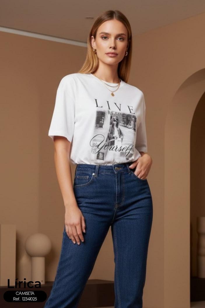 CAMISETA DAMA LIRICA
