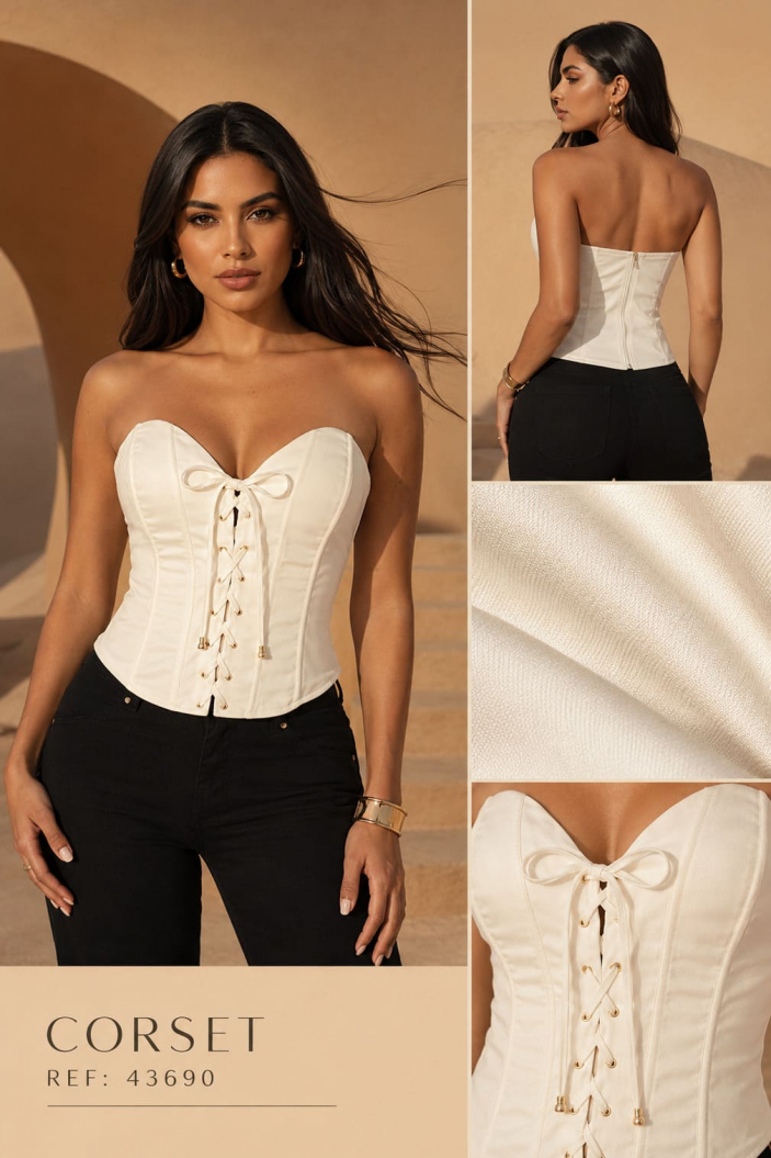 CORSET DAMA POETICA