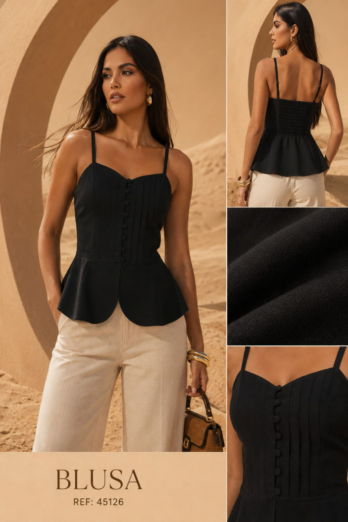 BLUSA DAMA POETICA