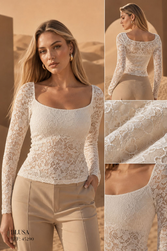 BLUSA DAMA POETICA