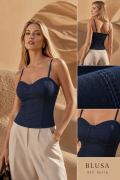 BLUSA DAMA POETICA