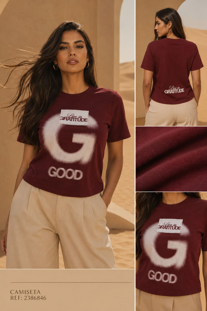 CAMISETA DAMA LIRICA