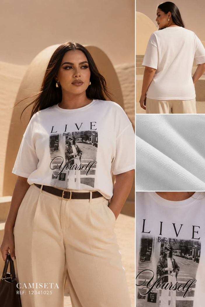 CAMISETA DAMA LIRICA