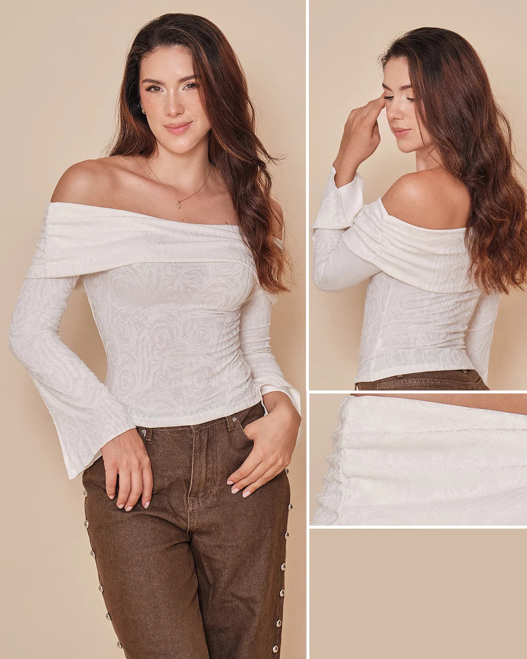 MARFIL - blusa-estraple-con-fajon-superior-marfil