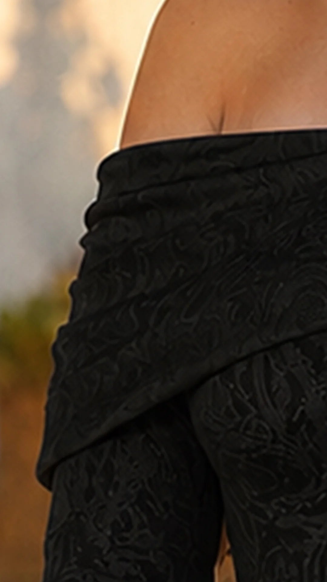 NEGRO - blusa-estraple-con-fajon-superior-negro