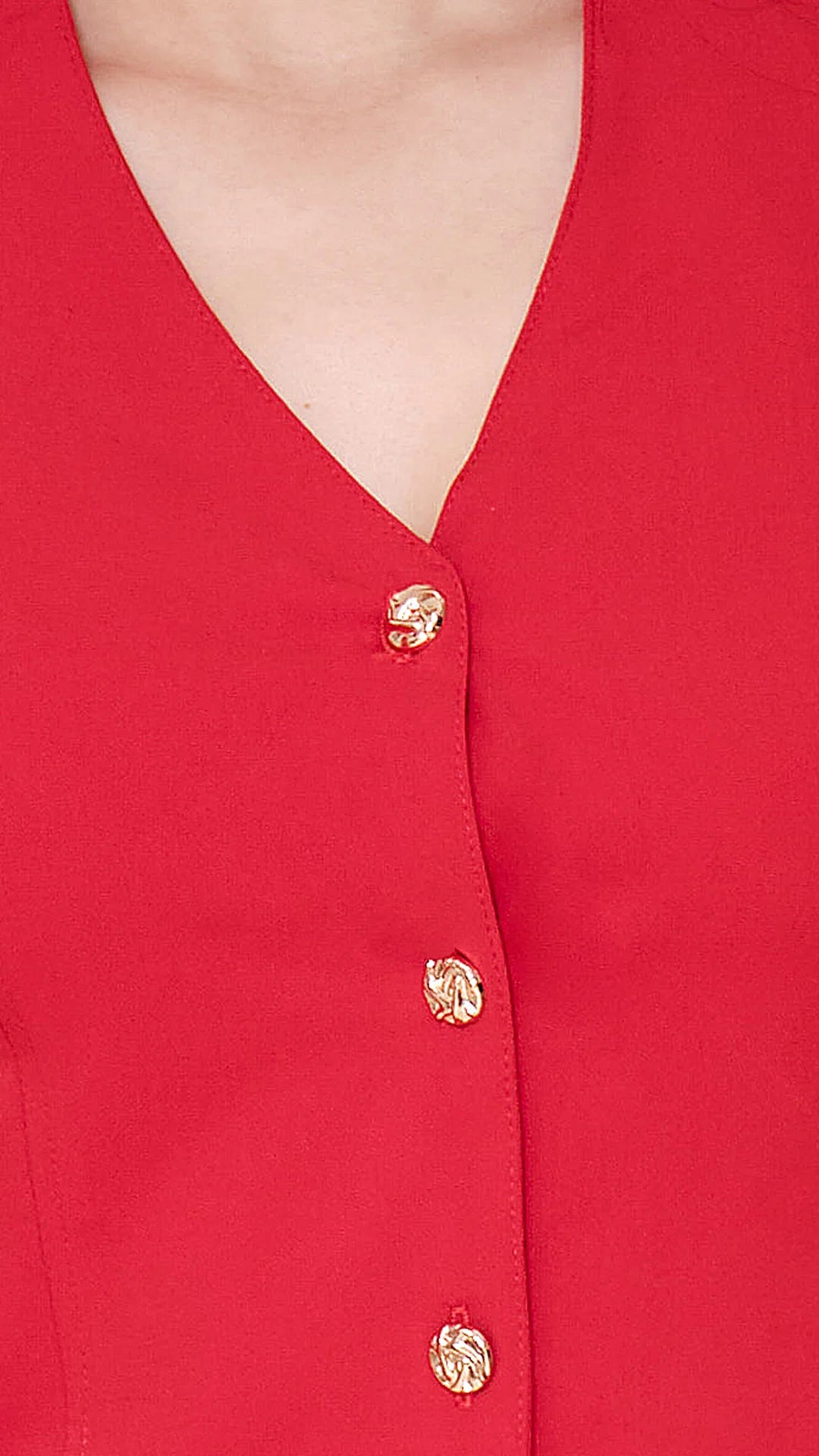 ROJO - blusa-estraple-larga-con-amarre-en-cuello-rojo