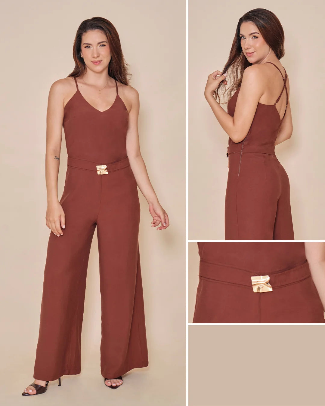 CHOCOLATE - enterizo-blusa-de-tiras-pantalon-largo-chocolate