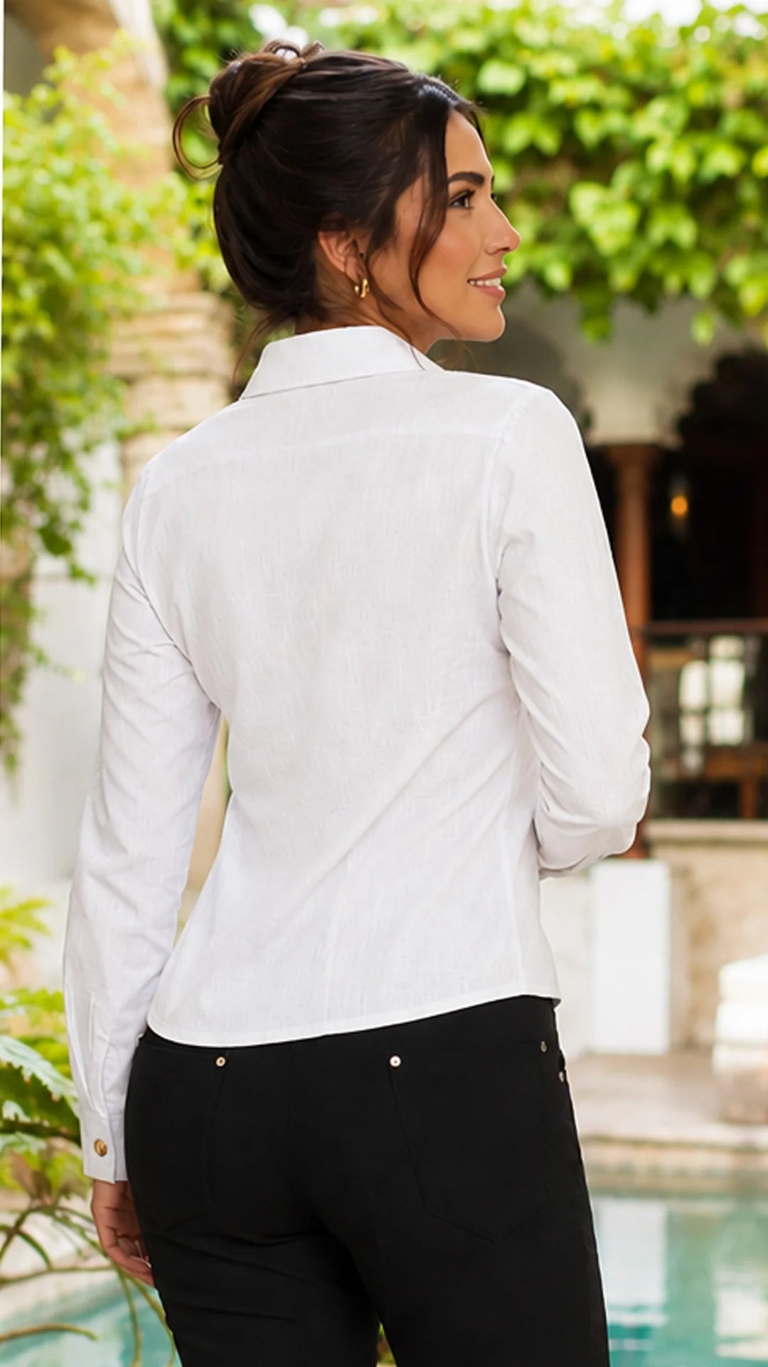 BLANCO - camisera-larga-manga-larga-en-tela-lino-blanco