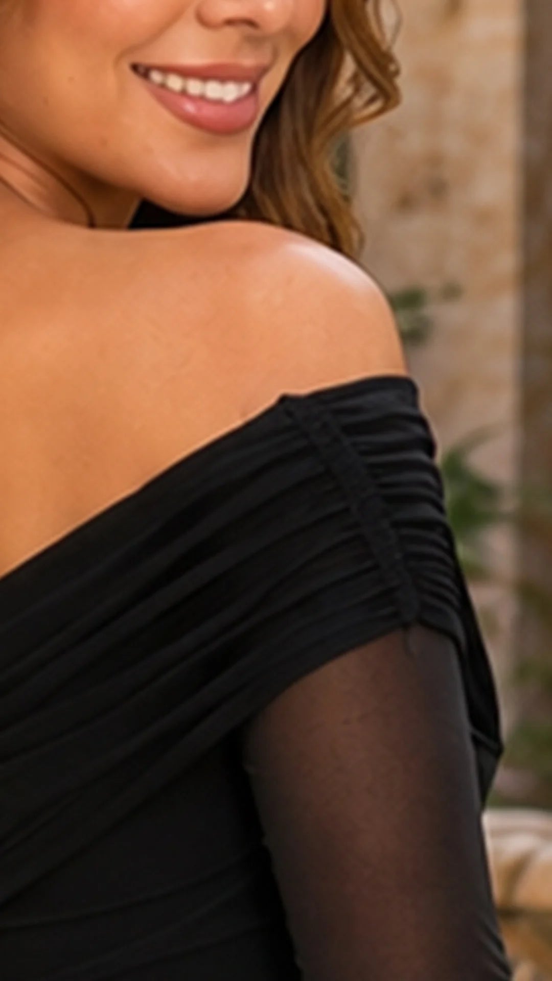 NEGRO - body-manga-larga-tela-mallatex-platino-negro