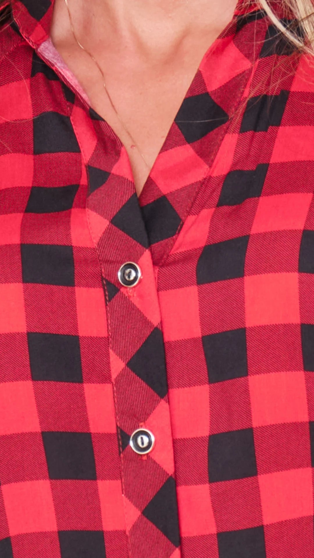 ROJO NEGRO - camisera-corta-con-manga-larga-charretera-rojo-negro