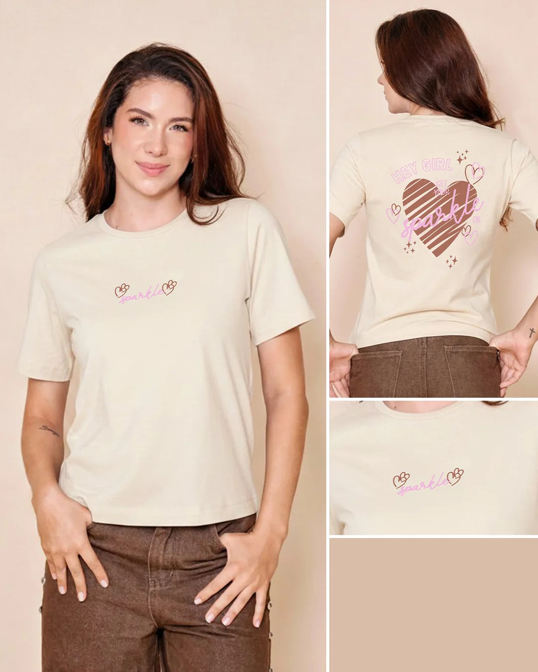 CREMA - blusa-con-abertura-en-costado-dobladillo-ancho-estampado-sobre-tela-fria-crema
