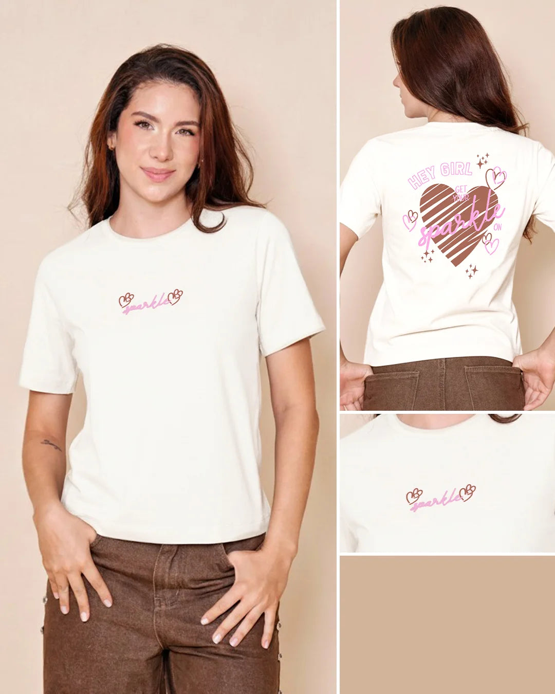 MARFIL - blusa-con-abertura-en-costado-dobladillo-ancho-estampado-sobre-tela-fria-marfil