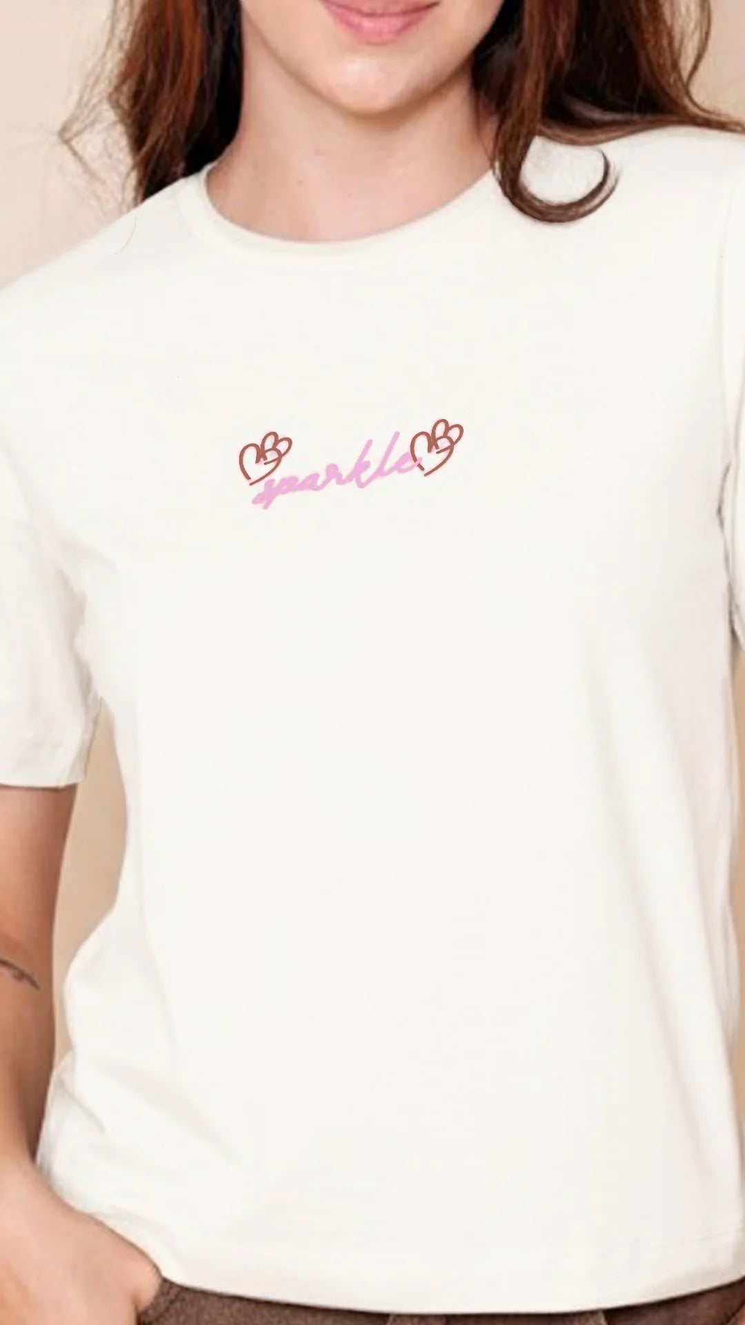 MARFIL - blusa-con-abertura-en-costado-dobladillo-ancho-estampado-sobre-tela-fria-marfil