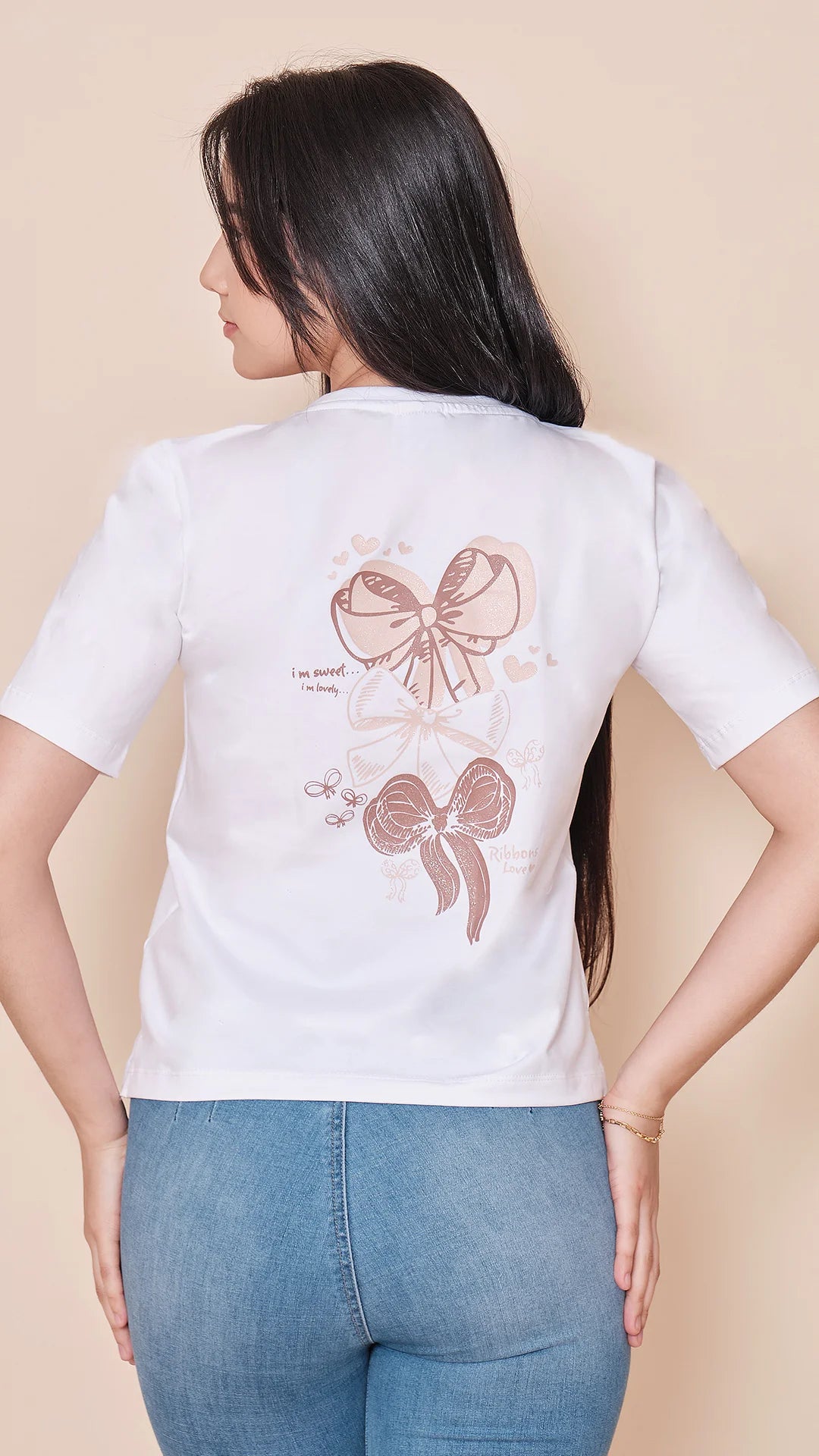 BLANCO - blusa-con-abertura-en-costado-dobladillo-ancho-estampado-sobre-tela-fria-blanco