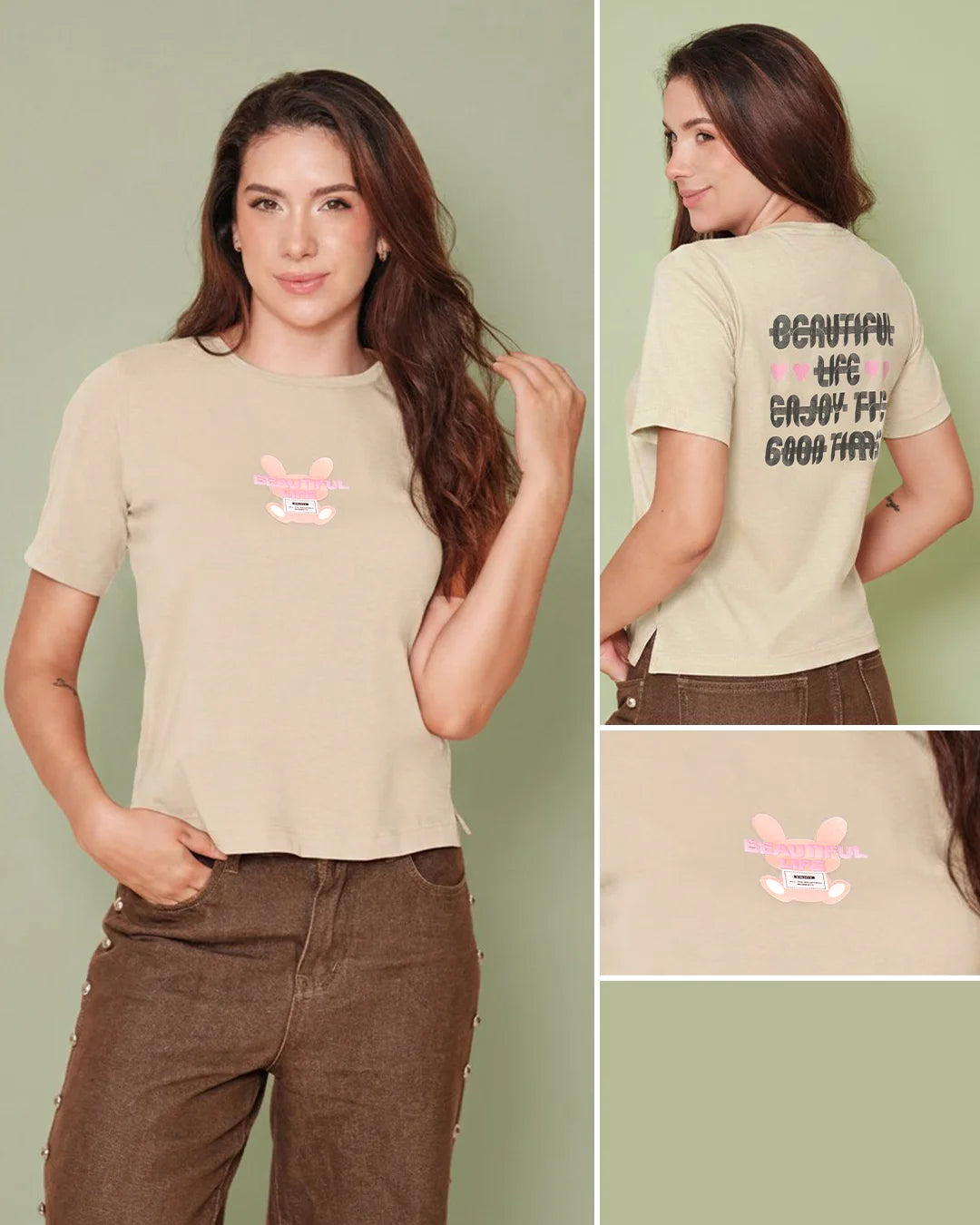CREMA - blusa-con-abertura-en-costado-dobladillo-ancho-estampado-sobre-tela-fria-crema-985-8685